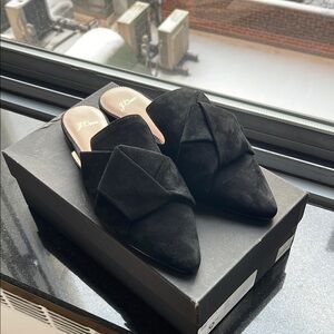 J. Crew Women's Black Suede Mules